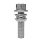 Preview: Radschraube M14X1,5 Kugel R14 zweiteilig Typ V2X (V2V/V2W) - L: 28 - 58 mm